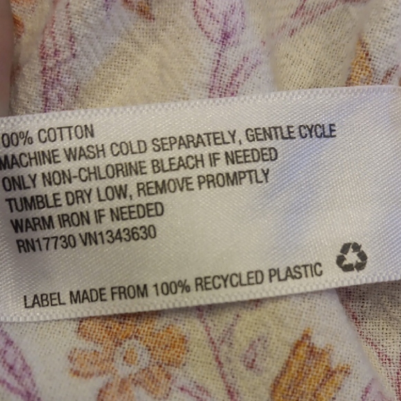 Universal Thread Babydoll Pink and Orange Floral Knee Length Dress - Picture 10 of 14